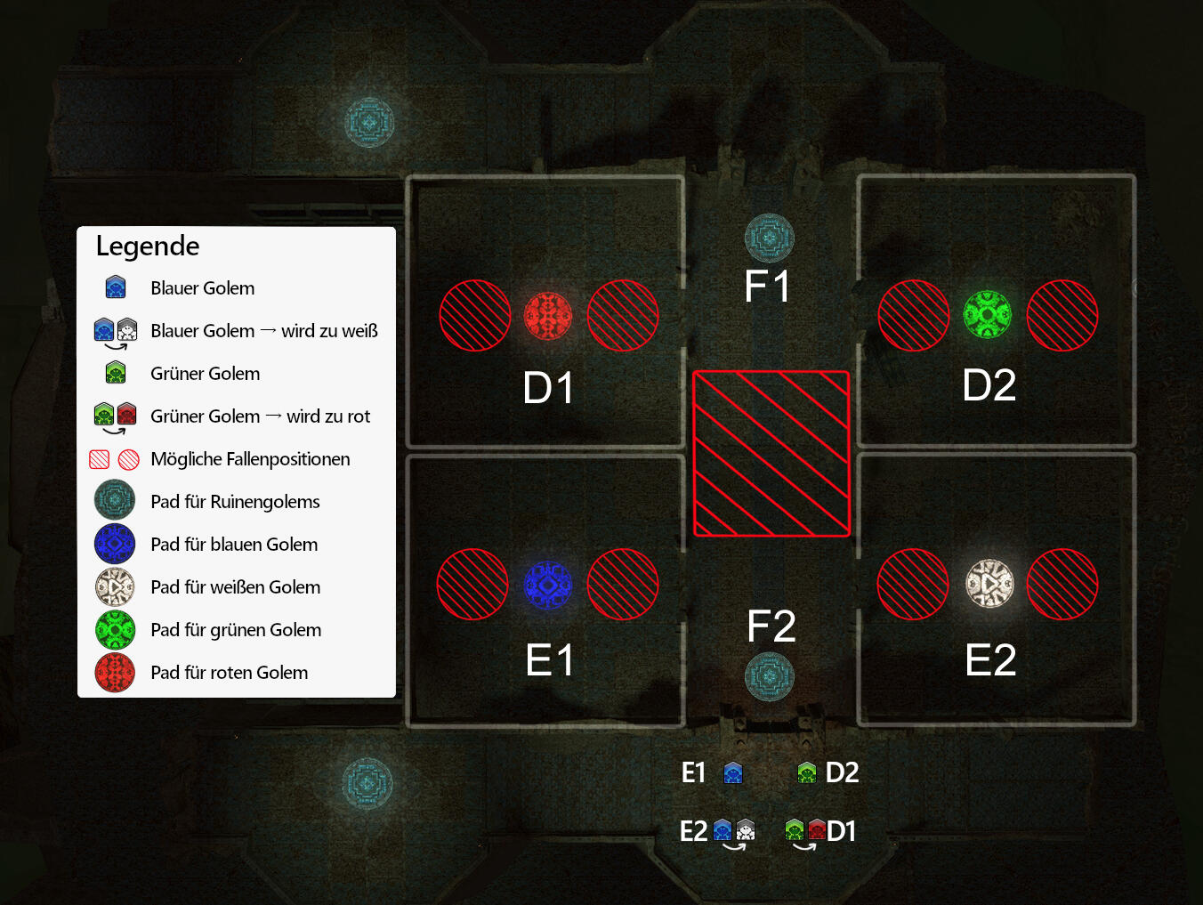 Golems - Carte